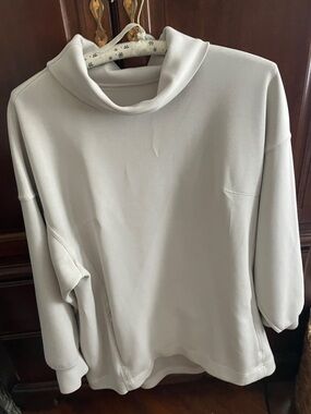 lululemon athletica Cream Cowl Neck Sweater